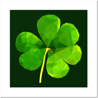 Green Clover Posters and Art